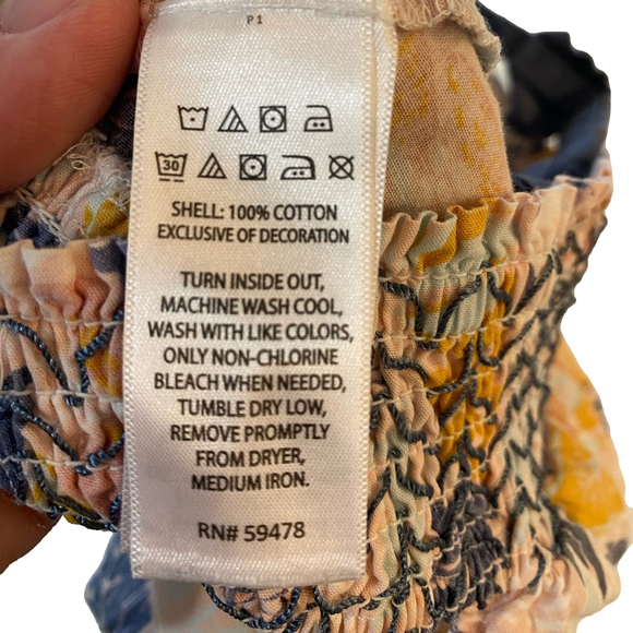 Tommy Bahama 🌴 Little Girl Hawaiian Print 🌴Wide Leg Jump Suit 🌴Romper Size6 - Picture 2 of 5